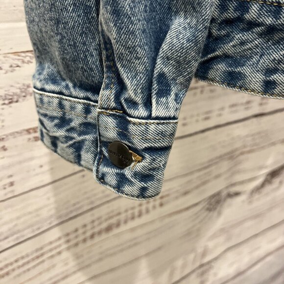 Members Only x Nickelodeon SpongeBob Logo Denim Jean Jacket Size XL Character - Picture 4 of 16